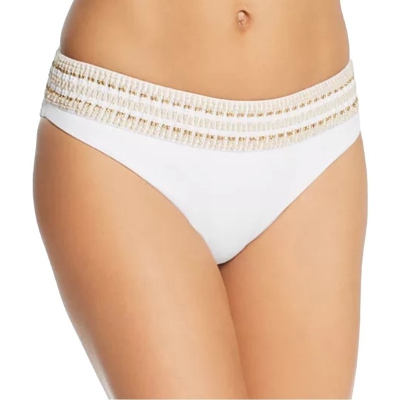 NWT Anthropologie Peixoto Zoni White XS Bikini Bottom - Picture 1 of 7